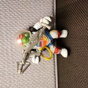 1990 Original Playmates Teenage Mutant Ninja Turtles Spaceman Raph w/accessories